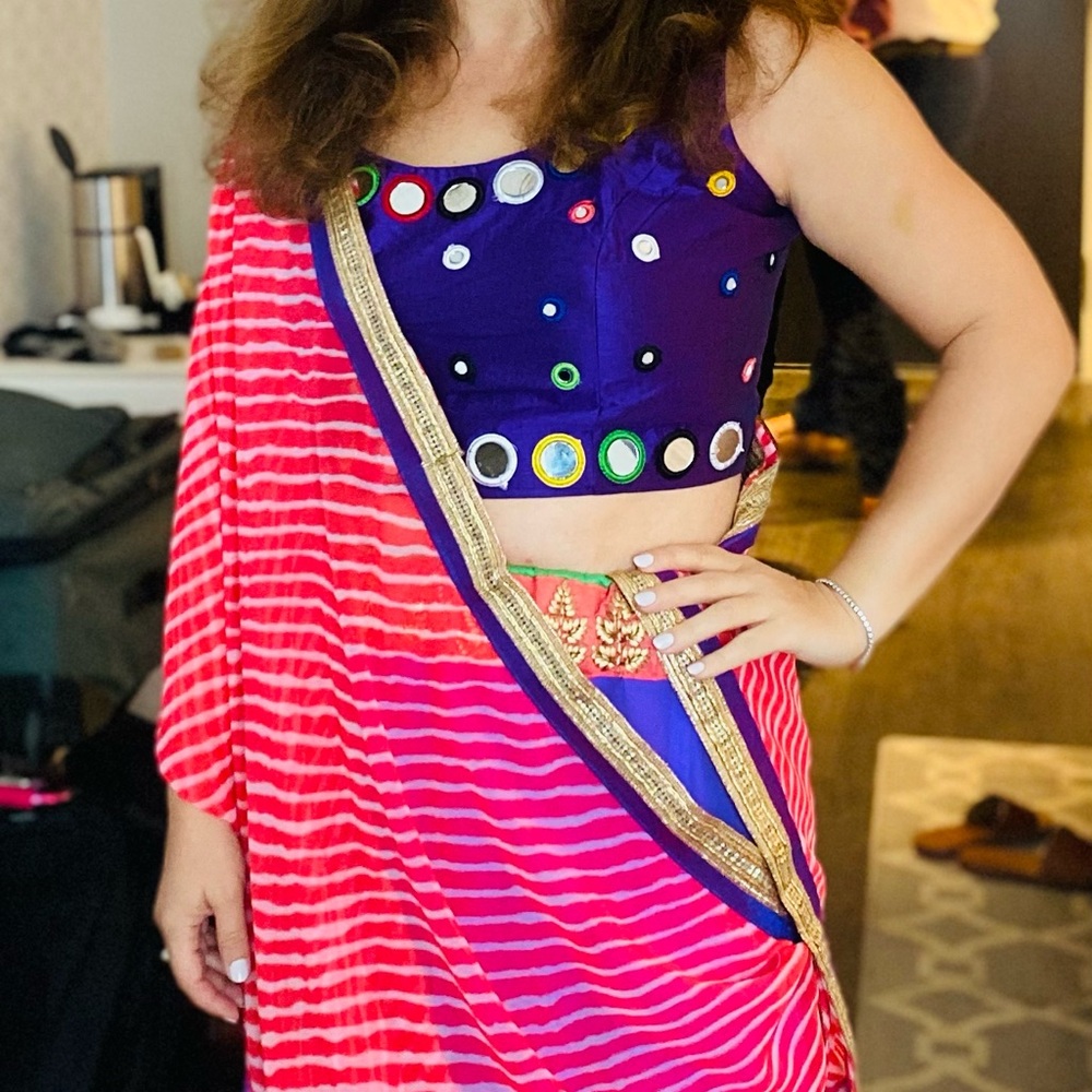 Indian Traditional Top with Scarf